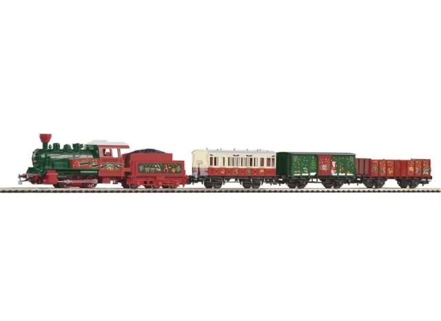 Piko HO SCALE 57081 Roadbed Christmas Starter Set, 120V (HO-Scale)