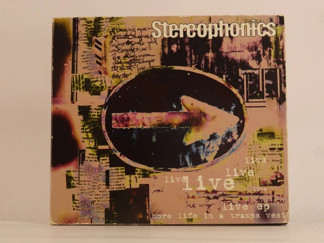 STEREOPHONICS MORE LIFE IN A TRAMPS VEST LIVE EP (K49) 4 Track CD Single Picture