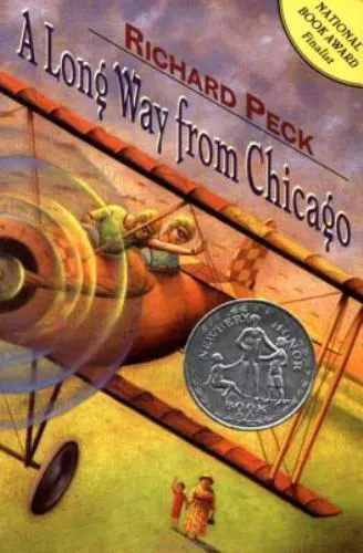 A LONG WAY FROM CHICAGO by Richard Peck a Hardcover book FREE USA SHIPPING