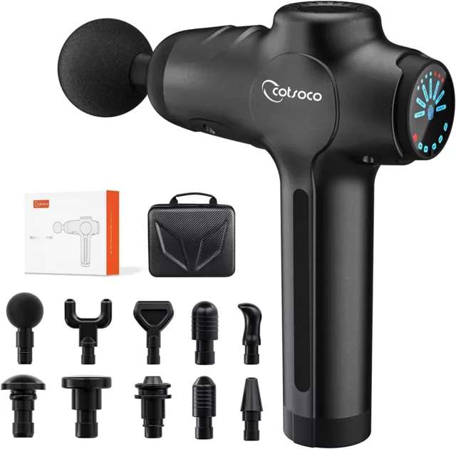 Massage Gun Deep Tissue, Percussion Back Massager Gun for Athletes Muscle