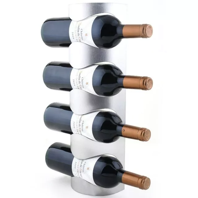 Stainless Steel Bottle Wall Mounted Wine Holder Rack Household Wine Bottle Shelf