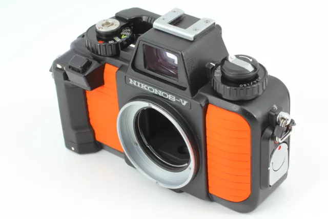 [Near MINT] Nikon {Nikonos V} Orange Underwater 35mm Film Camera body From JAPAN 3