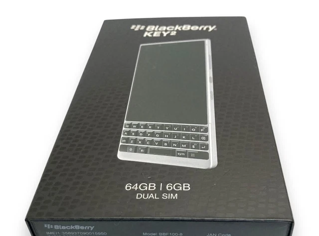BLACKBERRY KEY2 BBF100-8 64GB Unlocked SIM-Free Android