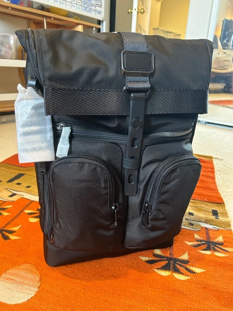NEW TUMI ALPHA BRAVO LANCE BACKPACK (Black)
