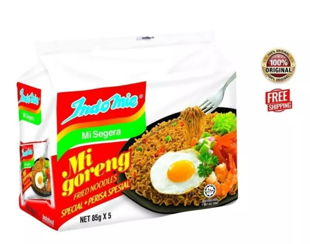 Indomie TAGLIATELLE FRITTE 100% HALAL Mi Goreng (Confezione da 30 x 85g)