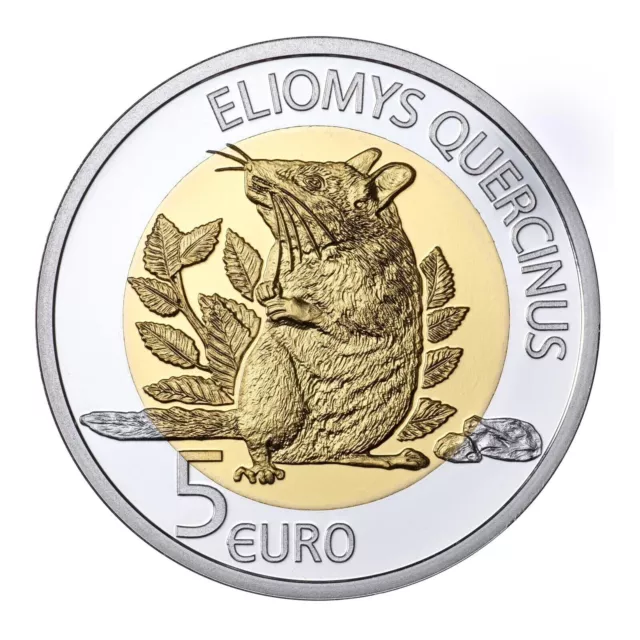 5 Euro Luxemburg 2023 Gartenschläfer Eliomys Quercinus
