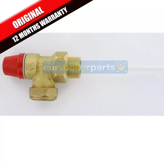 Altecnic Caleffi 7 Bar 3/4" Pressure And Temperature Relief Valve Tpr22