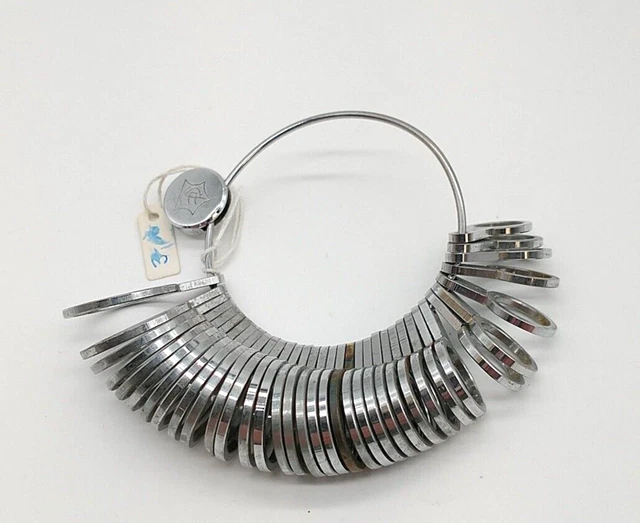 Metall Ring Größenmessgerät mit Größen US 1-15, europäisch 1-36 K12