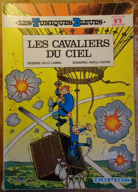 Les cavaliers du ciel Tuniques Bleues n°8 Lambil-Cauvin Dupuis 1980 souple