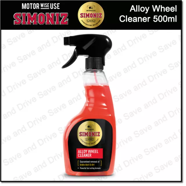 Simoniz Alloy Wheel Brake Dust, Grime & Dirt Cleaner 500ml SAPP0089A