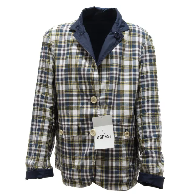 1467N giacca ASPESI giacche bimbo jackets coat kids blu 3