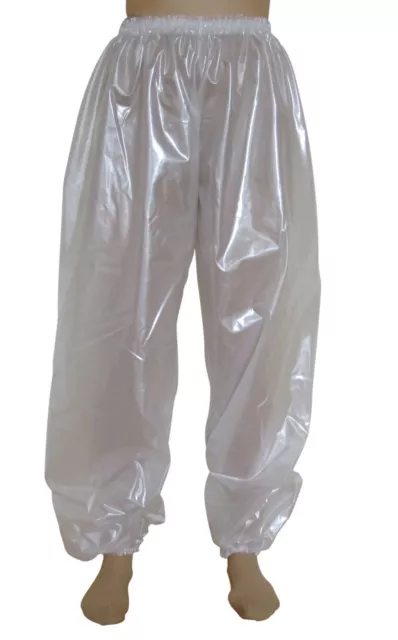 PVC Joggers Plastic Trousers Mens Pants Bottoms Vinyl Roleplay Shiny Clear Vinyl