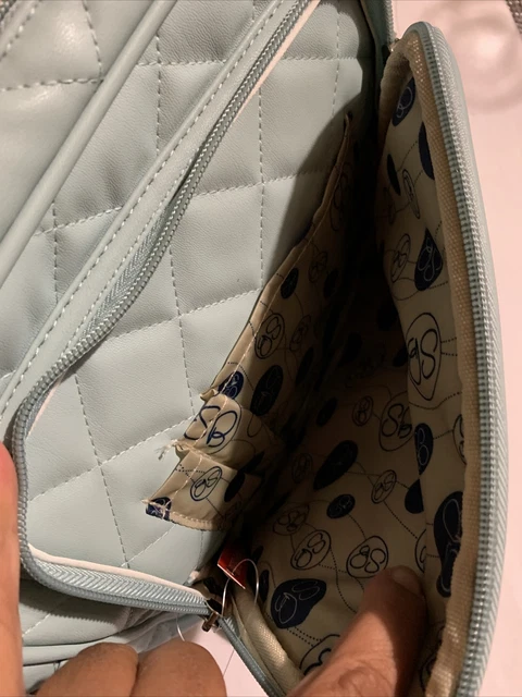 Samantha Brown QUILTED Light Teal CrossBody Bag Purse NWT 4