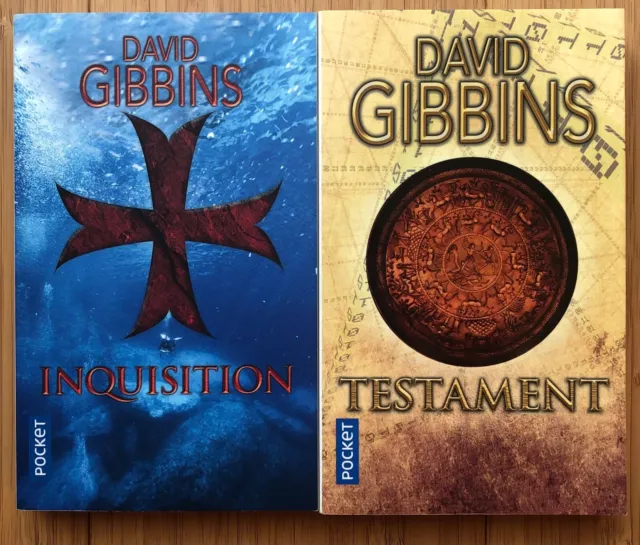 2 David GIBBINS: Inquisition, Testament (Pocket)