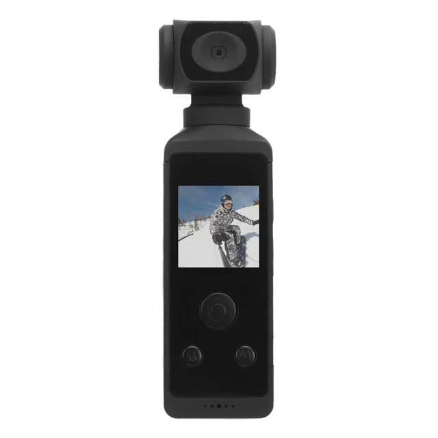 4K Pocket Camera HD 270° Rotatable Anti Shaking Wifi with Mic Clip for Outdoor