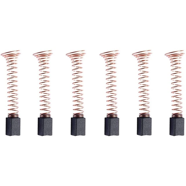 6Pcs Carbon Brushes for  4000 90930-04 2615298790 595 395 300 6000 300 2156595