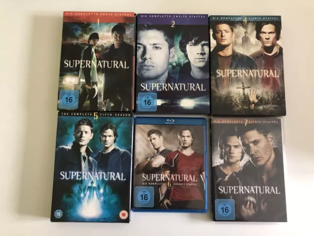 Supernatural Staffel 1,2,4,5,6,7