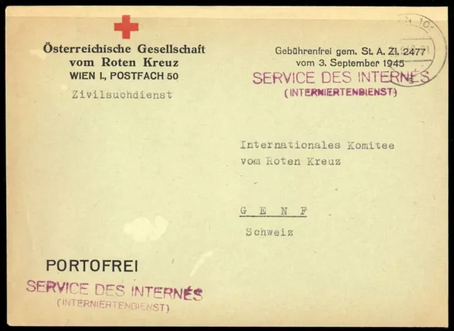 1956, Int.Organisationen,Rotes Kreuz,, Brief - 1677684