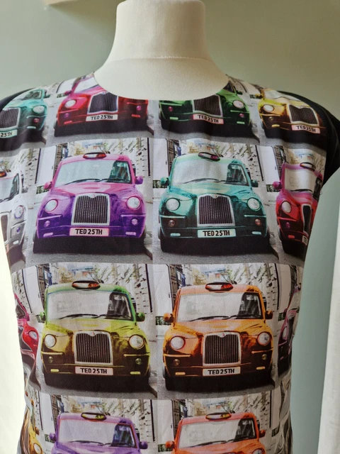 TED BAKER DRESS Iconic London Cab Size 8 Ted Size 1 VGC NULA 32.99 PicClick UK