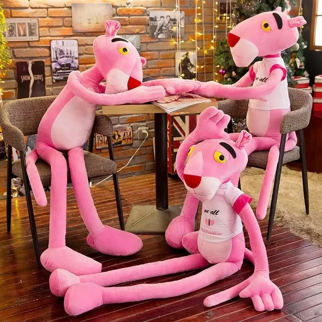 Grande Peluche Vintage La Panthère Rose – Mighty Star, 1980 (fabriquée En Corée)