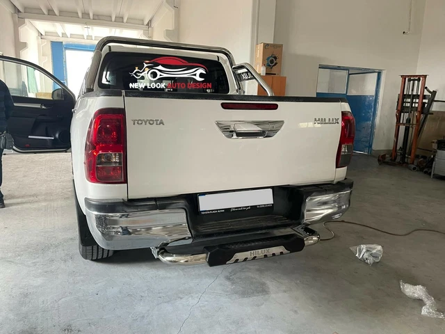 TO FIT MITSUBISHI L200 2006-2015 Rear Back Bumper Steps bar step £110. ...
