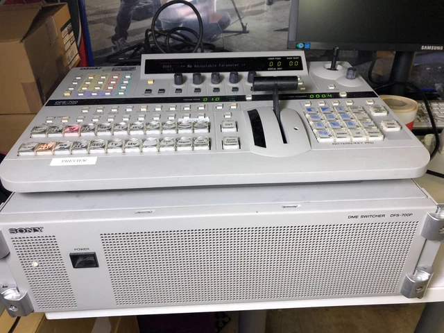 SONY　DFS-700　編集機コントロールパネル Sony Video Switcher DFS-700 SDI (BKDF-701) | eBay