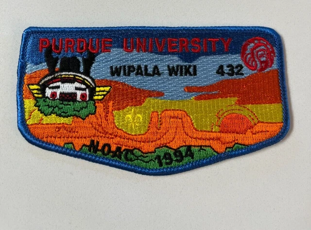 Boy Scout OA 432 Wipala Wiki Lodge Flap S24 1994 NOAC