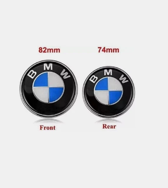 Stemma Cofano Anteriore/Posteriore Per BMW Con Teschio - Diametro 82mm, Codice 51148132375, Adesivo 3D Resistente UV, Biomar Labs
