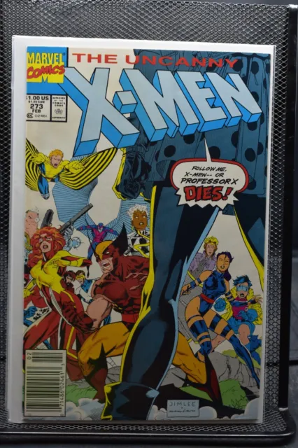 Uncanny X-Men #273 Newsstand Marvel 1991 Chris Claremont & Jim Lee Wolverine 9.0