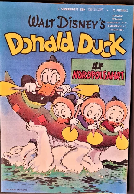 Micky Maus Sonderheft Comic Heft Nr.3 Original Ehapa 50 er Restauriert (1084)