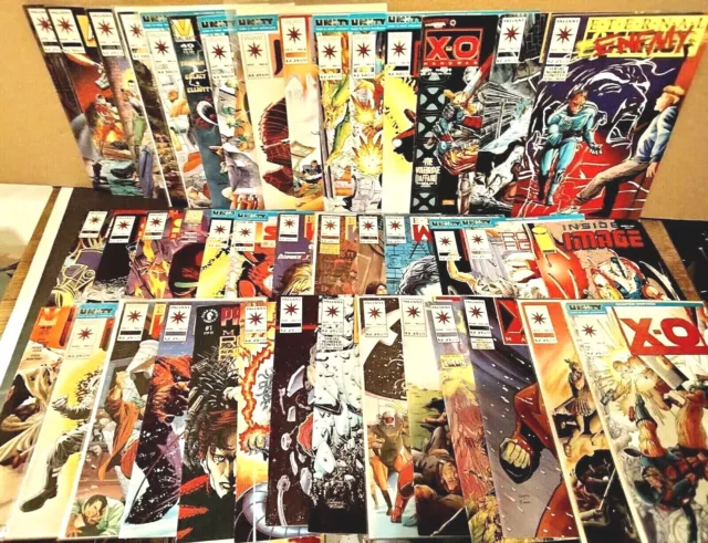 Valiant Comics Lot 47 Total Assorted X-0, Eternal warrior, Rai, Magnus, More