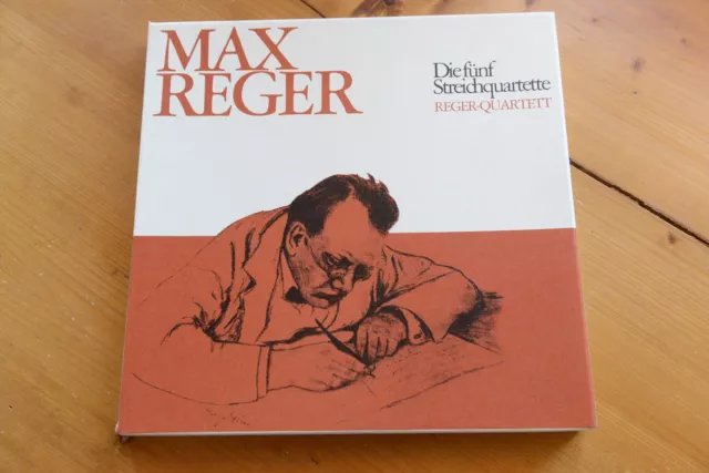 MAX REGER Die Fünf Streichquartette string quartets REGER QUARTETT 3 LP box FSM