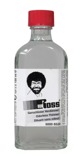 Bob Ross klar geruchloser Verdünner 125ml - Künstlerfarbpinsel & Werkzeugreiniger