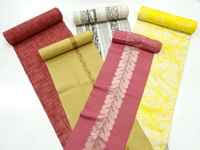 44573# Japanese Kimono / Bolt For  Nagoya Obi / Set Of 5