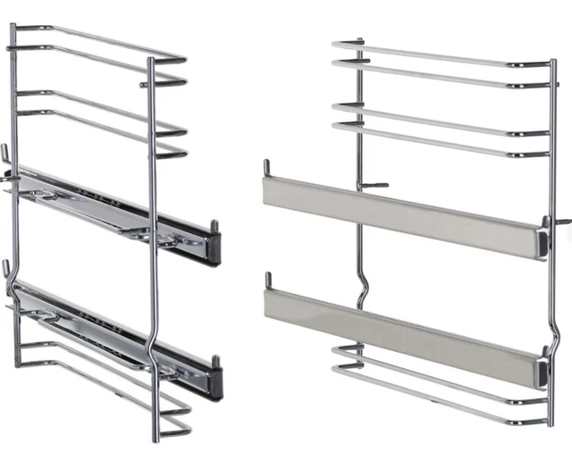 SPARES2GO Ausziehbarer Backofen-Einlegeboden – Verstellbar 345-565 Mm, Tiefe 310 Mm, 2 Stück – Für Herd & Ofen