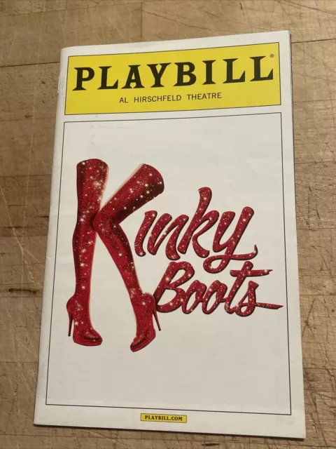 KINKY BOOTS Oct 2013 Broadway ORIG CAST Playbill! ANNALEIGH ASHFORD Billy Porter