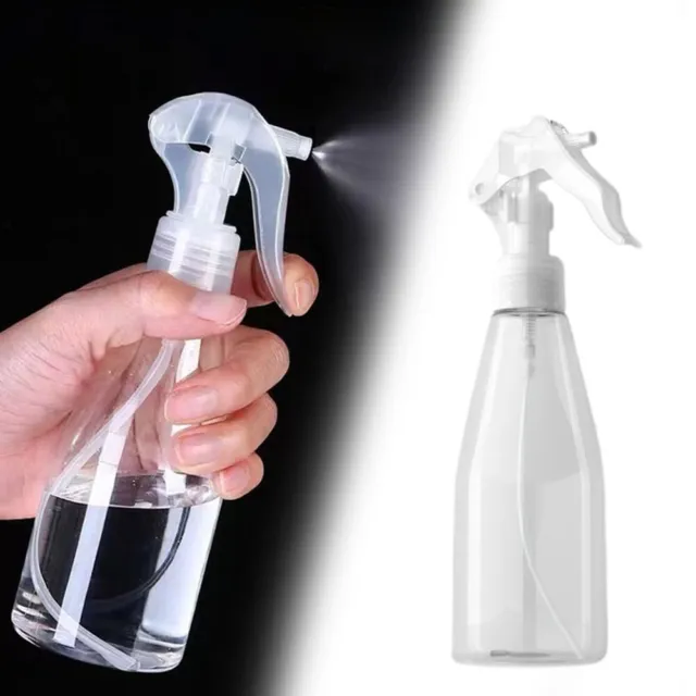 200ml Kunststoff Klar Spray Flasche Reinigung Wasser Garten Leere Wasserflasche