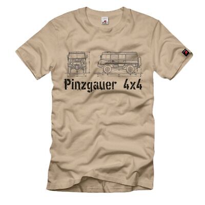 T-shirt 4x4 Pinzgauer Offroad trazione integrale esercito federale fan d'epoca #853