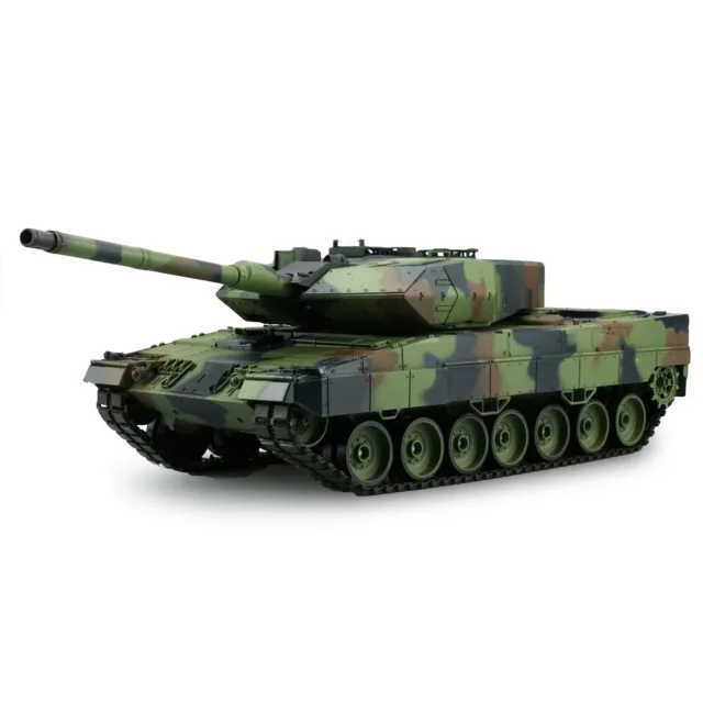 Heng Long 1:16 RC Carro Armato Leopard 2 A6 Luce, Colpi