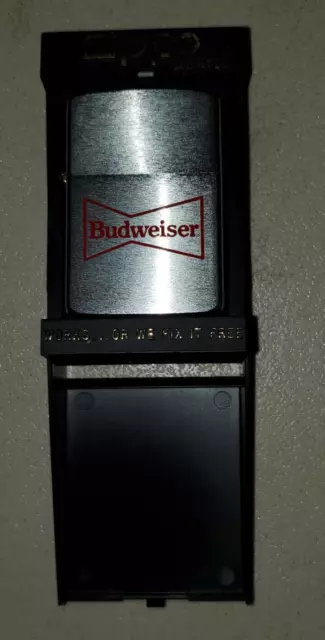 1986 Zippo Vintage Budweiser Advertising Lighter. Rare Design!! NEW! LOOK!!
