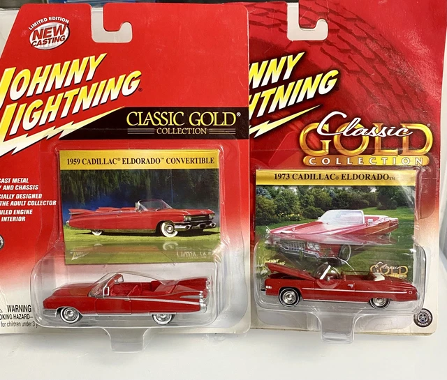 1:64 JOHNNY LIGHTNING Classic Gold Cadillac Eldorado 1959