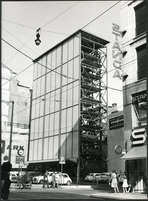 Photo Vintage Milan Années 60 - Pont De Via Farini | Tirage Argentique Original 21x27 Cm
