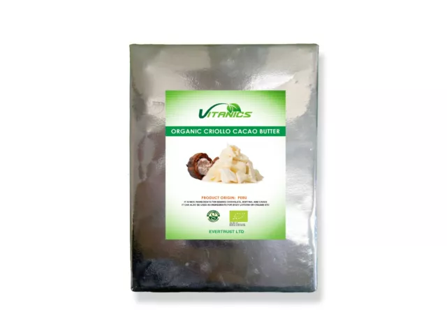 Organic Cacao Butter 250g, 500g