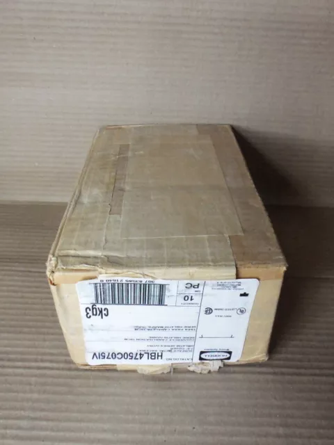 New Hubbell Hbl4750C075Iv Surface Metal Raceway 7.5" Cover 10 In Each Box Ak
