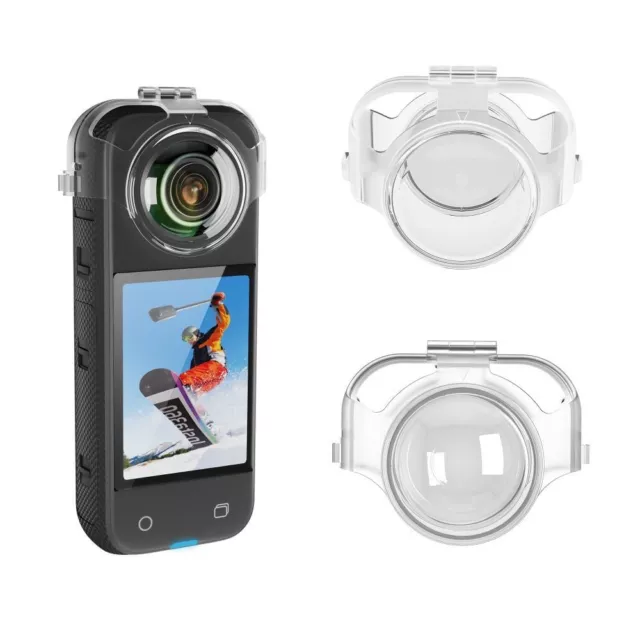 Protective Cap Case Transparent Protector Lens Guard Lens Cover For Insta360 X3