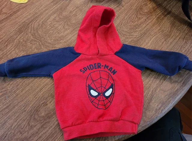 Boys 3/6 Month Marvel Spiderman Fleece Hoodie