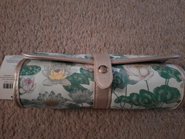 LAURA ASHLEY WATERLILIES jewellery roll 5.99 PicClick UK