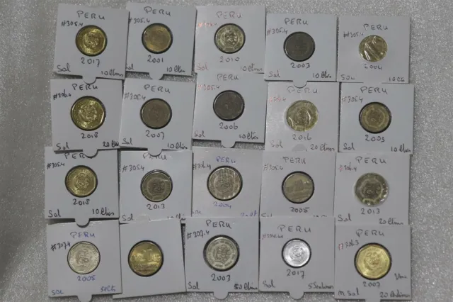 Peru Coin Collection Mostly High Grade B41 #43
