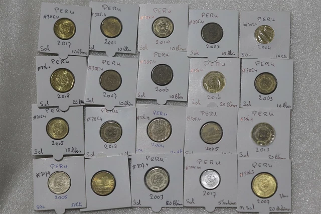 Peru Coin Collection Mostly High Grade B41 #43