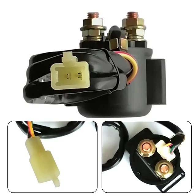 START RELAY ABS+METAL ATV Scooter Moped For GY6 50cc Waterproof And